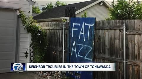 Town of Tonawanda neighborhood spat boils over