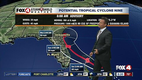 Tropical Storm Humberto expected to develop in the next 24hrs