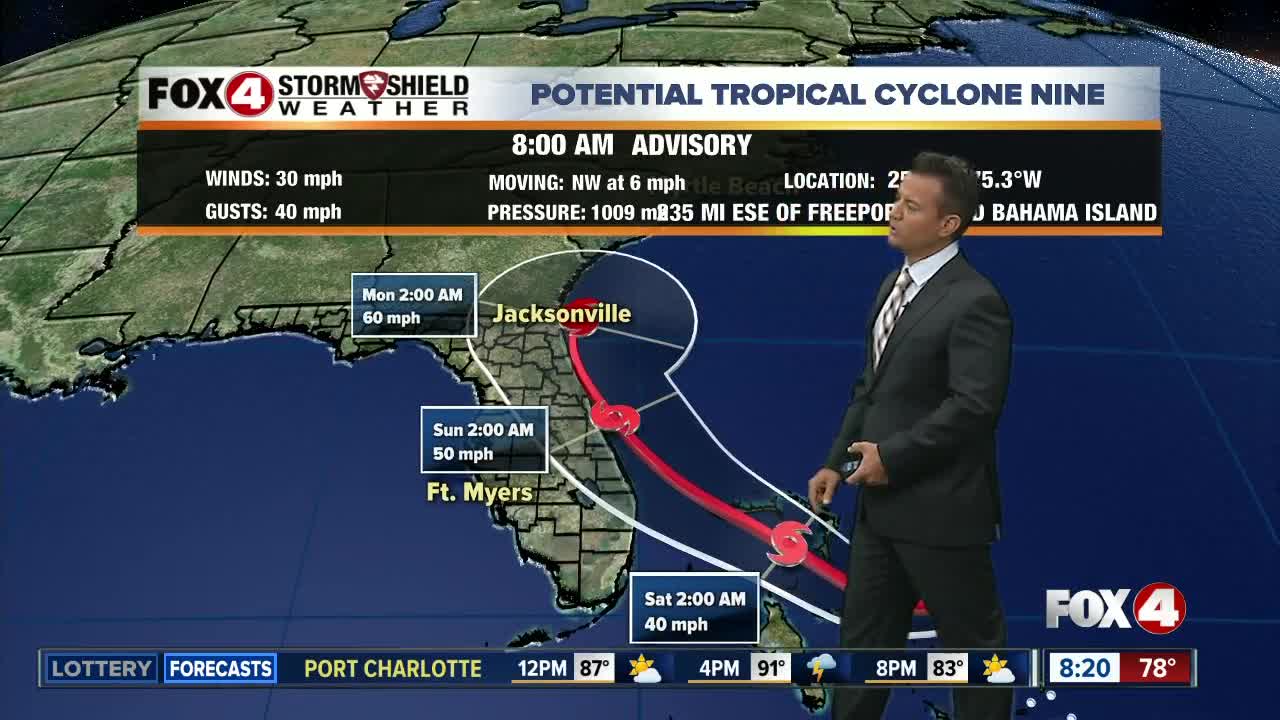 Tropical Storm Humberto expected to develop in the next 24hrs