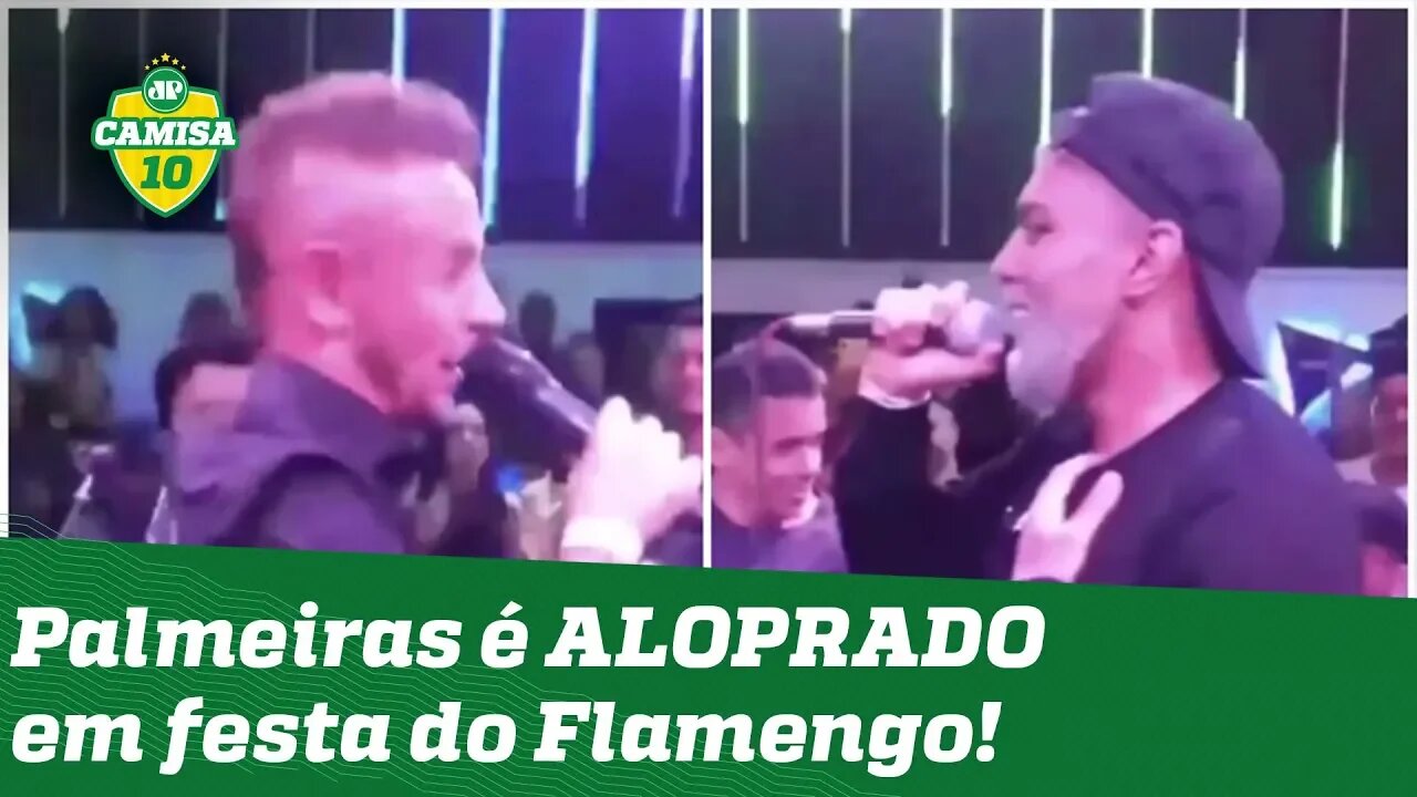 AFIADOS! Rafinha e Gabigol voltam a ALOPRAR o Palmeiras em festa do Flamengo!