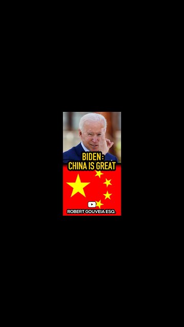 Biden's Record: China is GREAT!!! #shorts