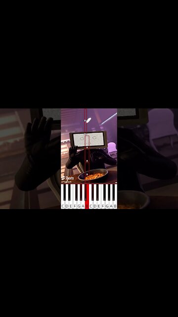 Why are you Blinking so much? (@RoosterCinema) Skibidi Toilet Animation - Octave Piano Tutorial