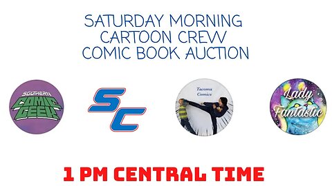 SATURDAY MORNING CARTOON CREW COMIC BOOK AUCTION ON THE CHEAP $$