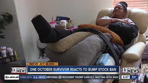1 October survivor reacts to bump stock ban