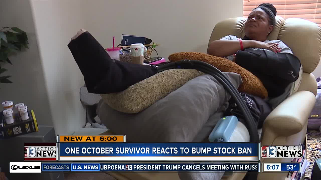 1 October survivor reacts to bump stock ban