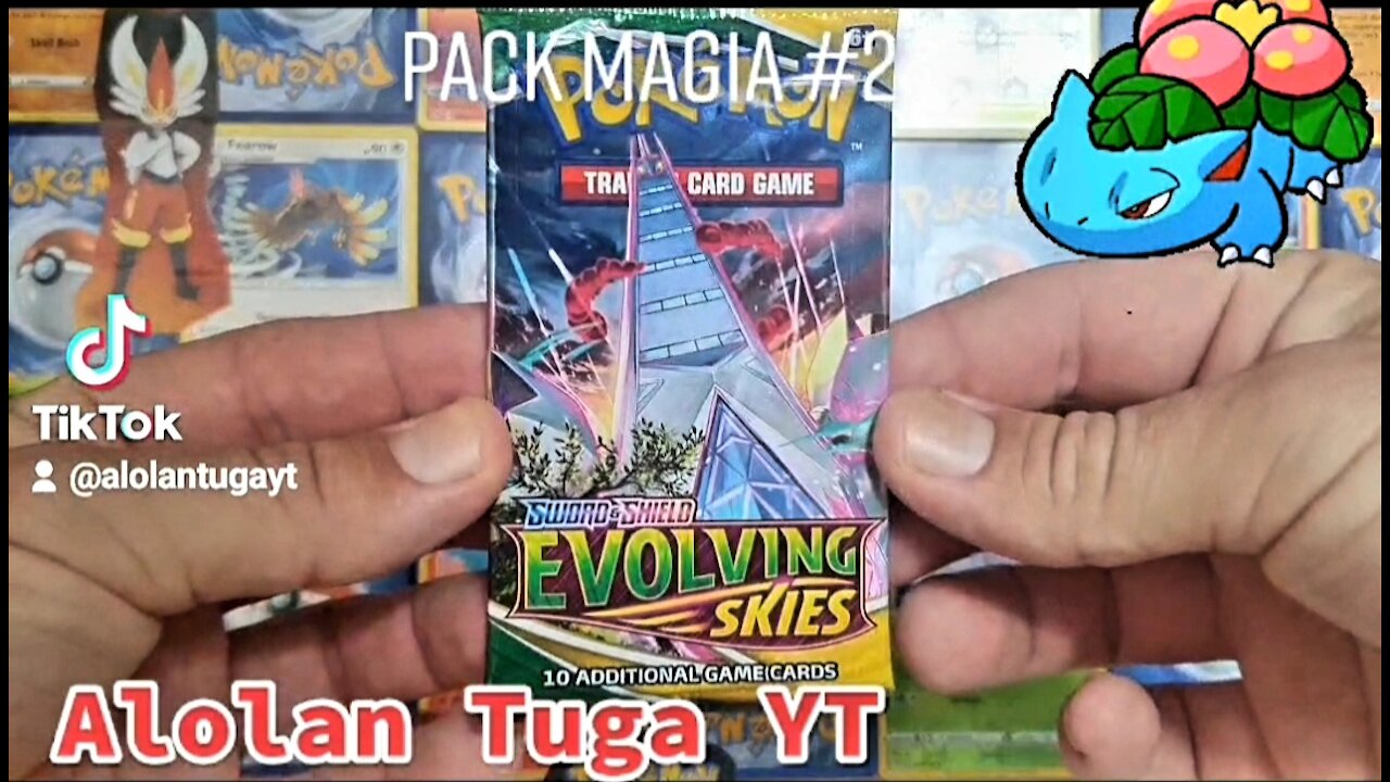 Pack MAGIA #1 Abrindo Pack Céus em Evolução (Evolving Skies) Codigos TCG Gratis