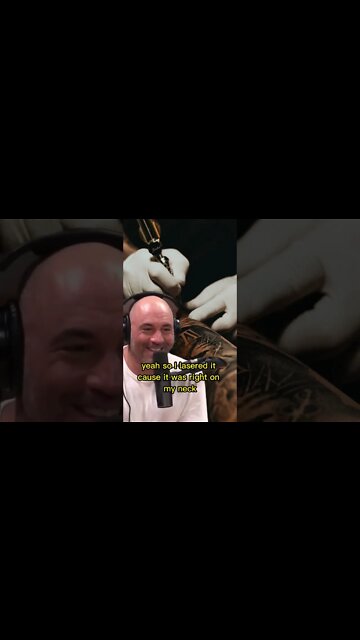 I'm actually getting tattoos on top of tattoos - Travis Barker and Joe Rogan #shorts