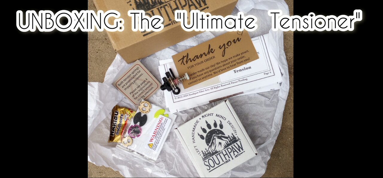 UNBOXING: The Ultimate Tensioner, by South Paw Fiber Arts (on Etsy)