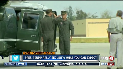 Expected security measures for Trump rally at Hertz Arena