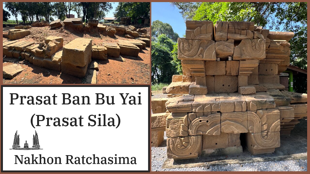 Prasat Ban Bu Yai ปราสาทบ้านบุใหญ่ - Khmer Ruin Under Restoration - Nakhon Ratchasima Thailand 2024