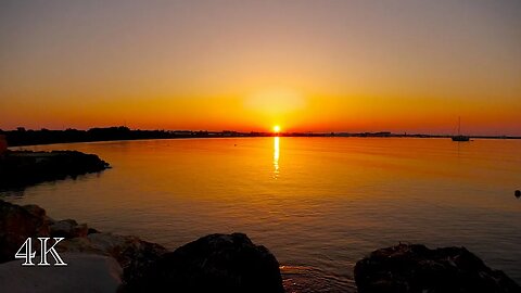 Sunrise in Sicily - Beach Wave Sounds for Relaxation, Meditation and Sleep