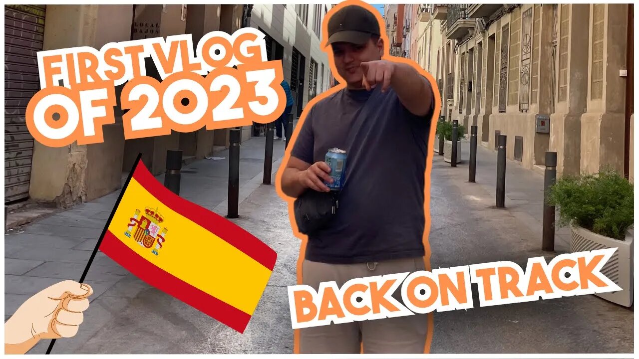 FIRST VLOG OF 2023 (Back on Track) BCN is NICE