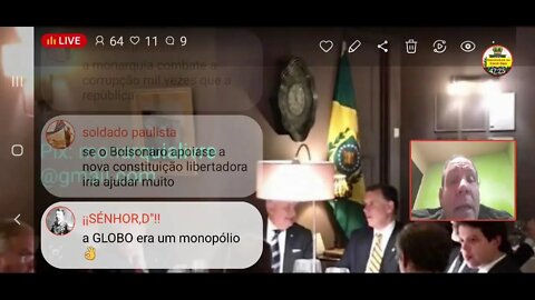 Ao vivo: Como acabar com a Fome no Brasil ? Canal Monarquia Livre responde