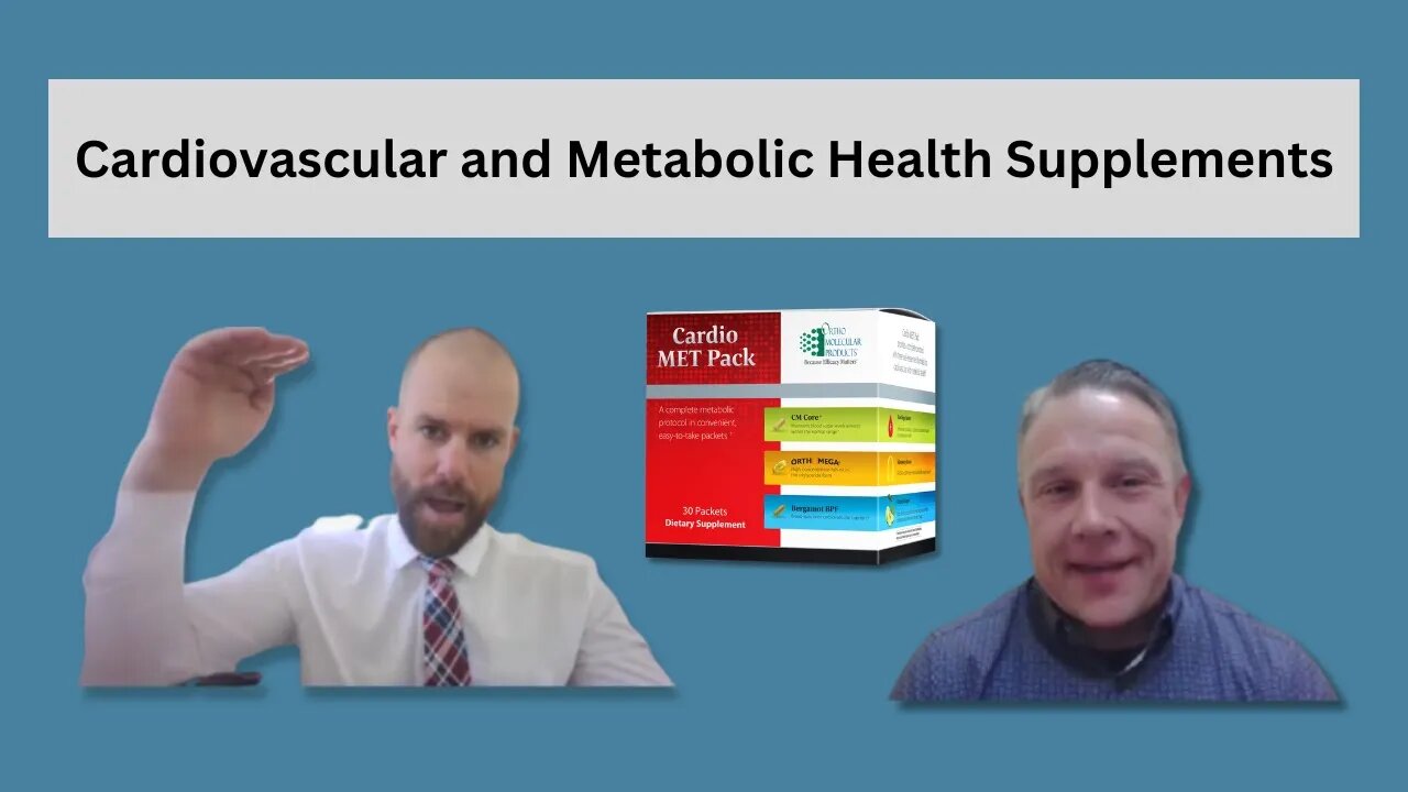 ❤️💪 Cardiovascular and Metabolic Health Supplements ~ Cardio MET Pack