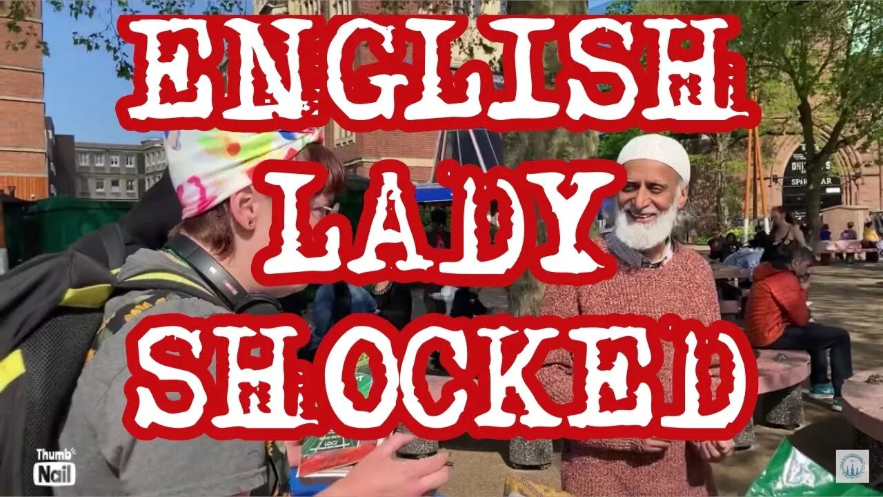 Shocked at the Muslims. Coventry Dawah Stall.