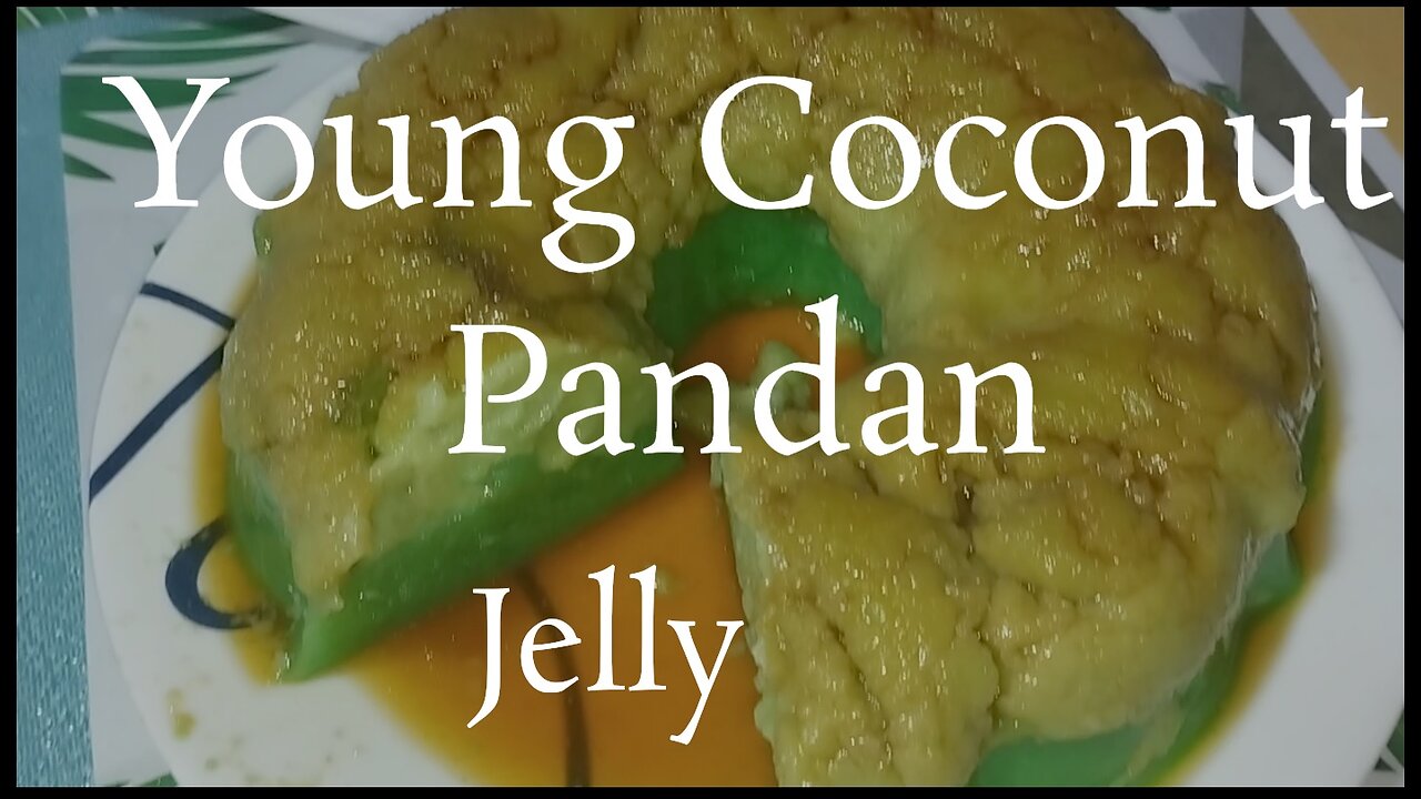 Young Coconut Pandan Jelly Recipe