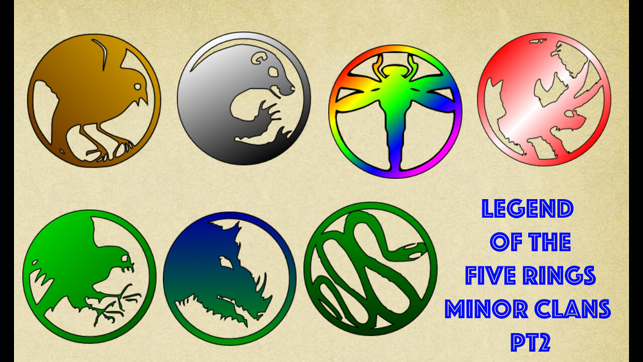 Legend of the Five Rings: The Minor Clans pt 2