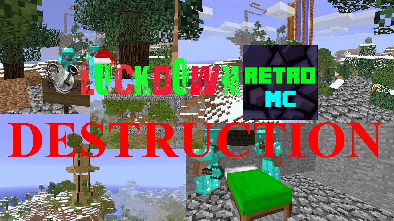 Minecraft Griefing RETROMC DESTRUCTION - l0ckd0wn.net