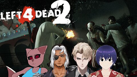 VOD: Four Vtubers battle zombies who have unburdened themselves from what has been