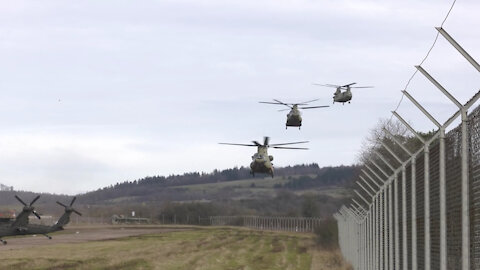 Chinook Live-Fire Aerial Gunnery Training