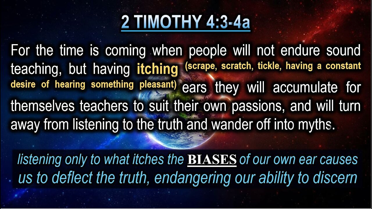 Prophecy Point 2-10-2021 - Itching Ears Biases