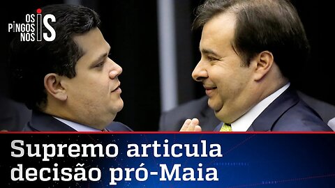 Cheiro de acordão no STF pela reeleição de Maia e Alcolumbre