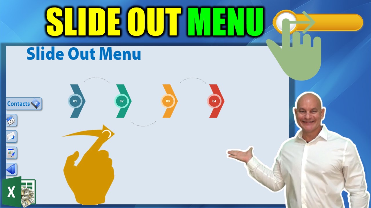 How To Create a Slide Out Menu In Microsoft Excel