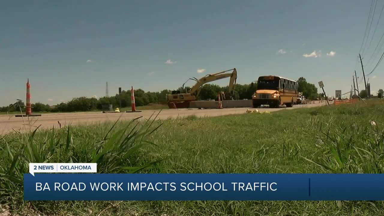 BA road work impacts school traffic