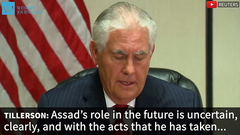 Tillerson: ‘No Role’ For Assad In Syria After Chemical Weapons Attack