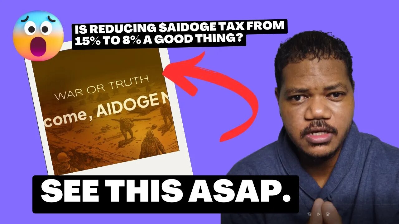 Will You Vote To Reduce The $AIDOGE Tax From 15% To 8%? Can $AIDOGE And $AICODE 10X In Turn?