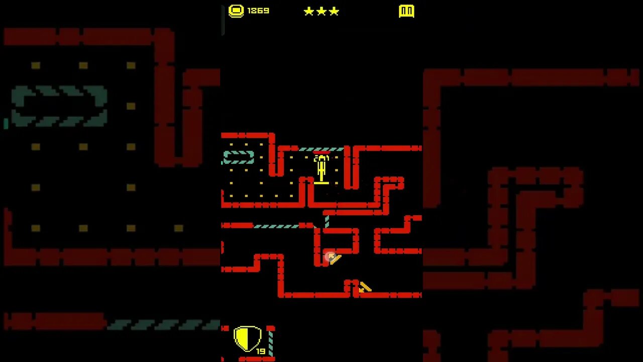 Mastering Tomb of the Mask: Achieving All Stars on Level 14 (No Commentary)