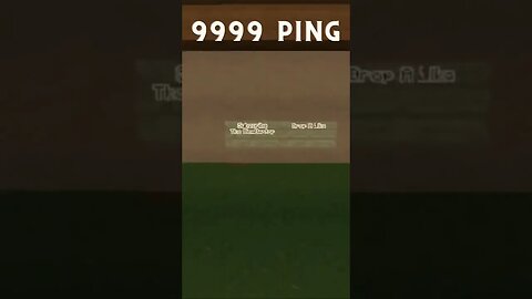 0 Ping vs 9999 Ping in minecraft 😂 #minecraft #shorts