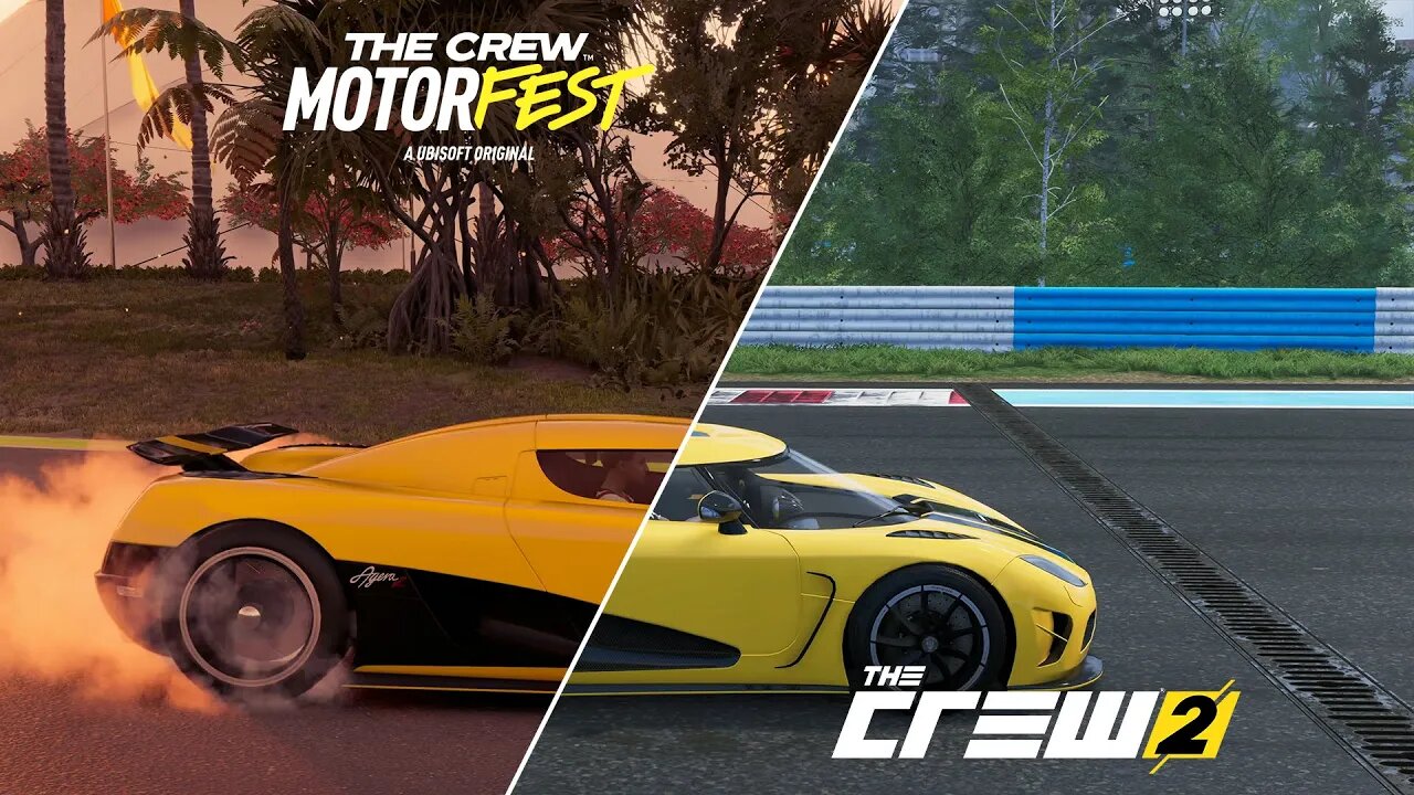 The Crew Motorfest vs The Crew 2 Graphics Comparison Gameplay