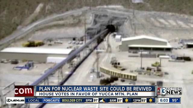 Yucca Mountain nuclear waste plan could be revived