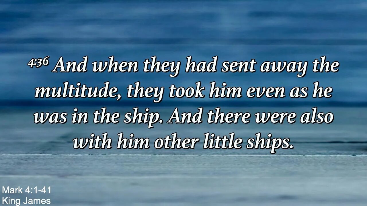 Sunday Morning, March 26th - And there were also with him other little ships.