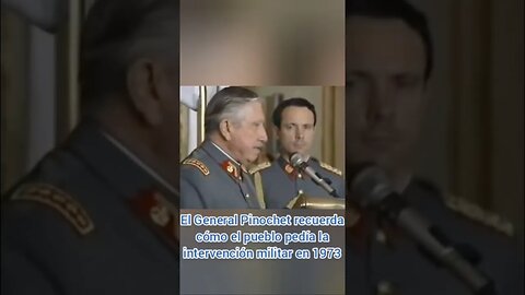 PINOCHET LEYENDA EL AÑO 1973 EL 80% DE CHILENOS PEDÍA INTERVENCIÓN MILITAR.