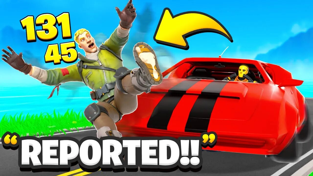 I Stream Sniped Him With CARS! - Fortnite