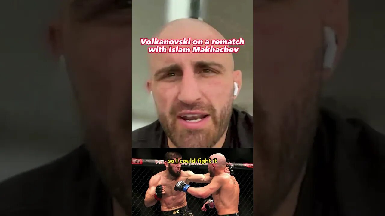 Alex Volkanovski wants rematch with Islam Makhachev! #alexanderthegreat #islammakhachev