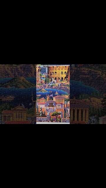 60,000 Piece What a Wonderful World Jigsaw Puzzle Day 51! 9000 pieces left! #shorts #puzzle #puzzles