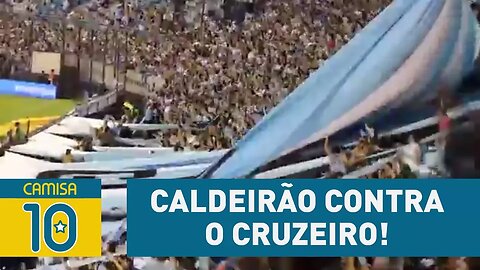 Caldeirão! OLHA a pressão que torcida do Racing fez no Cruzeiro