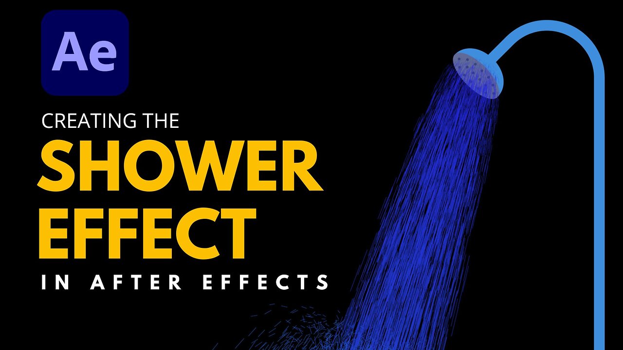 Creating the Shower Effect in After Effects