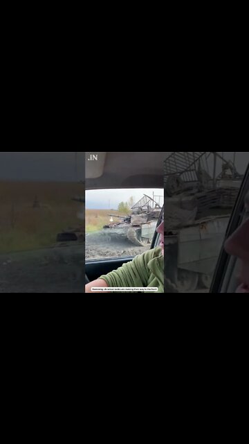 Russia Ukraine War: Demining Ukrainian tanks are making their way to the front #shorts