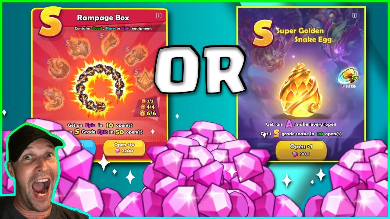 RAMPAGE Box or GOLDEN Snake EGG?