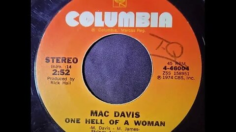 Mac Davis – One Hell of a Woman