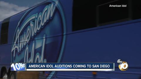 American Idol auditions coming to San Diego