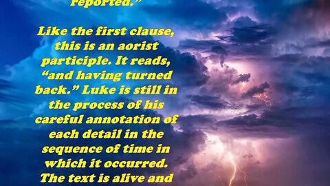 Daily Bible Verse Commentary - Acts 5:22