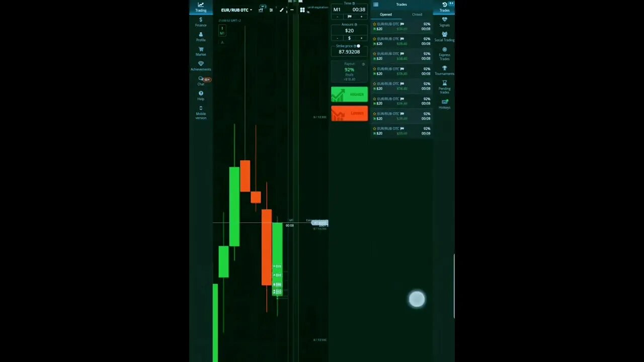 Trading PocketOption #trading #binaryoptions#shorts #ytshorts#short #viralshorts #money #fyp