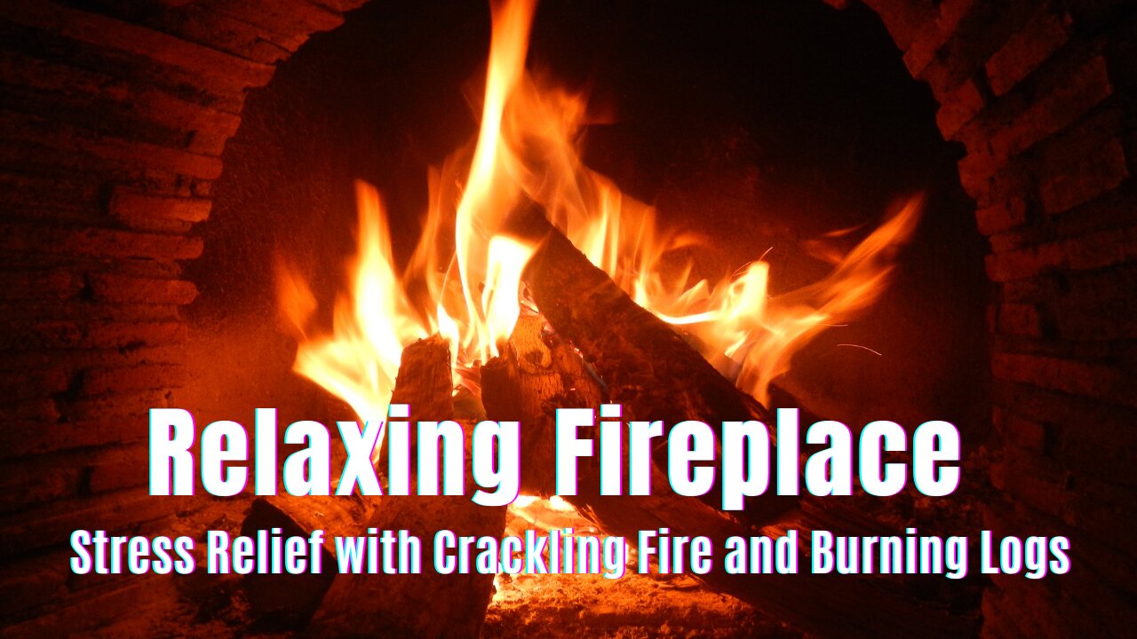 🔥 Relaxing Fireplace (8 HOURS) 🔥 Sounds for Stress Relief with Crackling Fire and Burning Logs