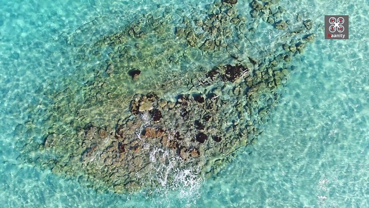 Rare drone footage of the oldest submerged city in the World