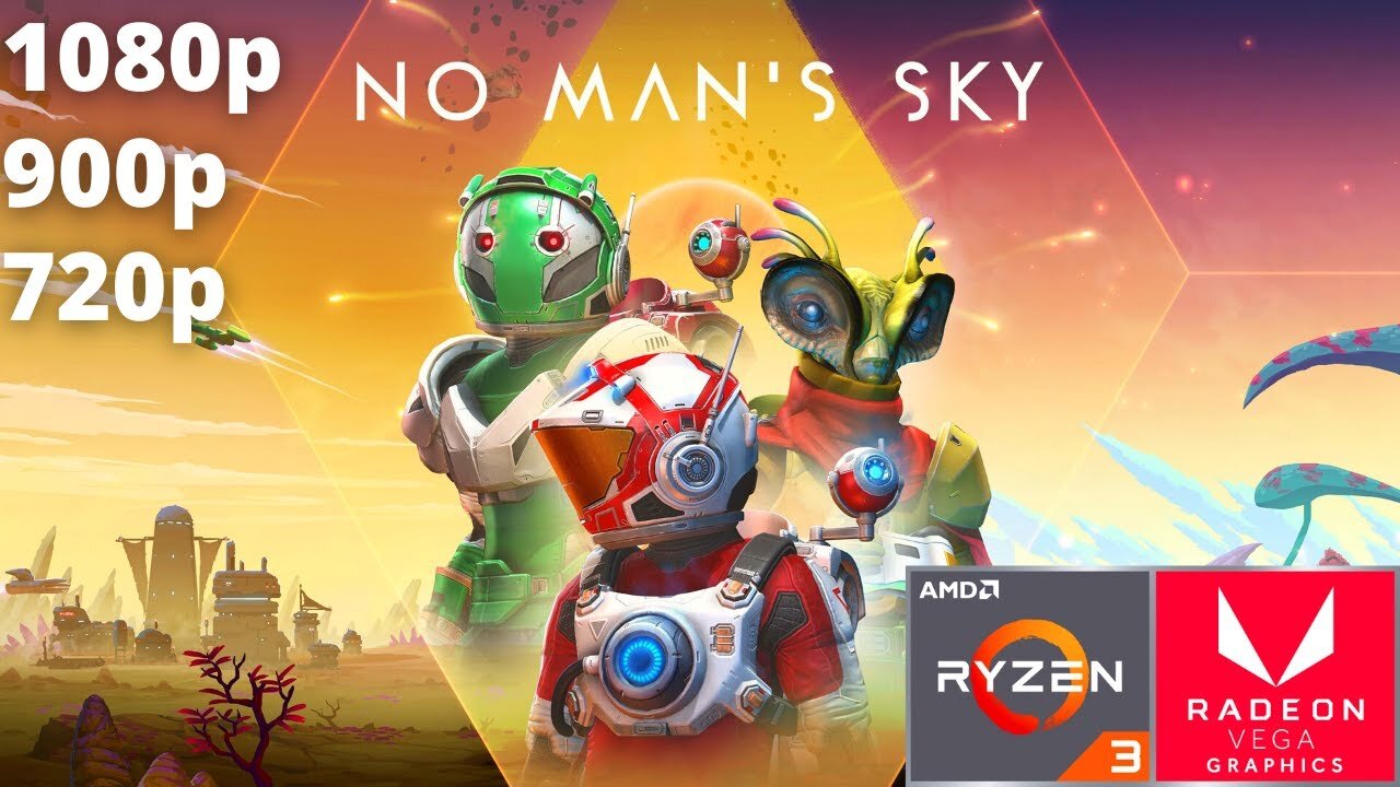 No Man's Sky - Ryzen 3 3200G Vega 8 & 16 GB RAM/8 GB RAM/1X8 GB RAM